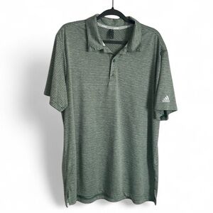 Adidas Golf Men’s Feeder Stripe Polo Shirt XL Green